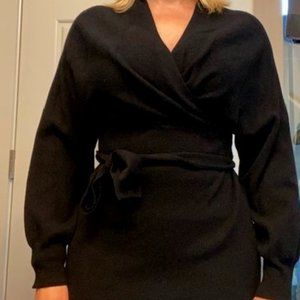 Long Sleeve Kimono Wrap Sweater